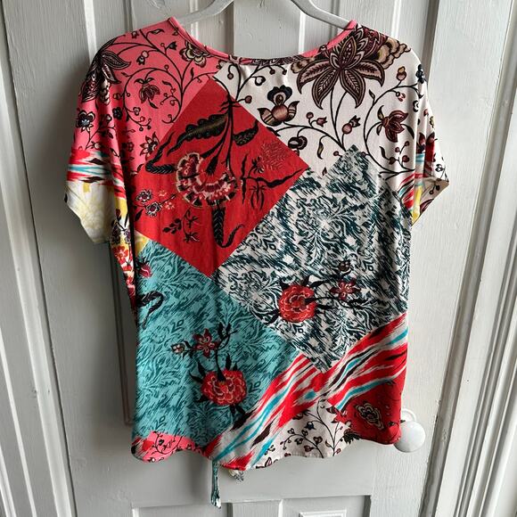 Anthropologie Aldomartins Charlize Tie Front Top - Picture 8 of 8